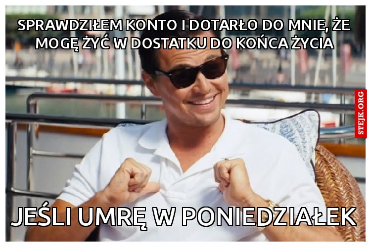 Sprawdziłem konto