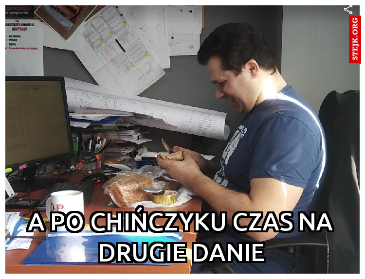 A po chińczYKU CZAS NA drugie danie