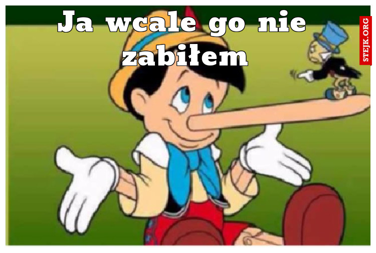 Ja wcale go nie zabiłem