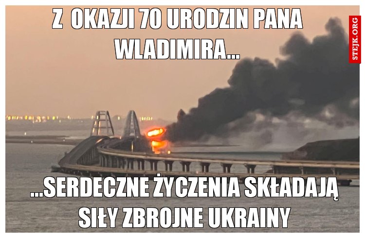 z  okazji 70 urodzin pana wladimira...