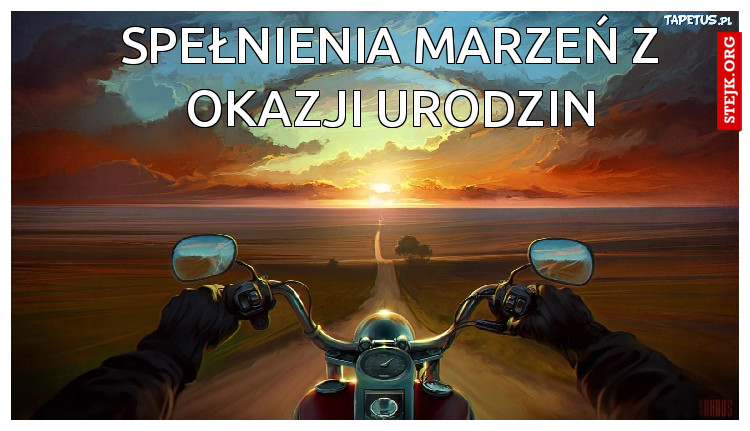 Spełnienia marzeń z okazji urodzin