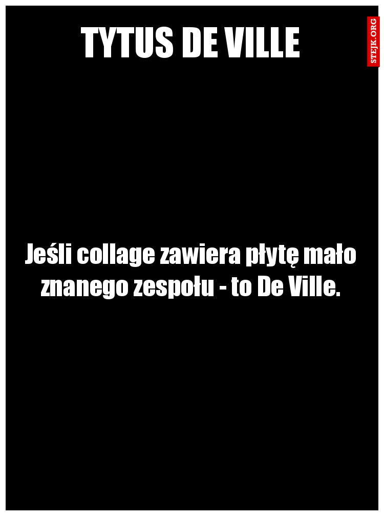 TYTUS DE VILLE