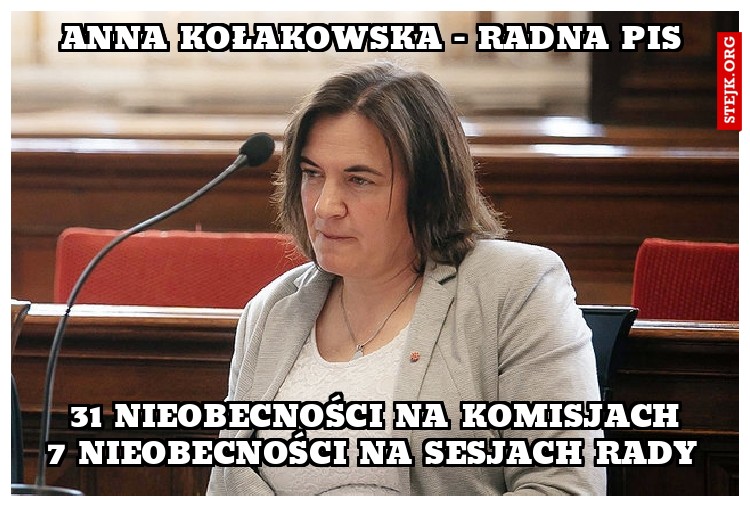 anna kołakowska - radna pis