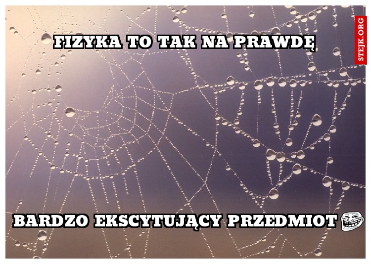 Fizyka to tak na prawdę
