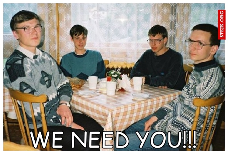 WE NEED YOU!!!