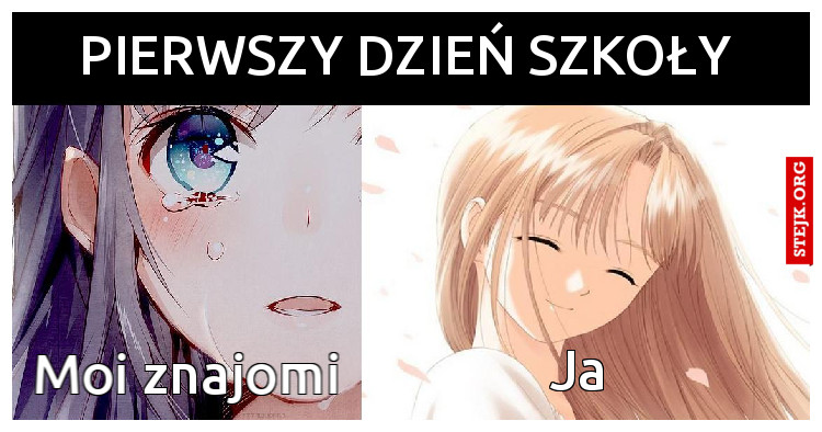 Pierwszy dzień szkoły