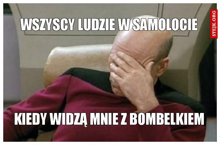 Wszyscy ludzie w samolocie