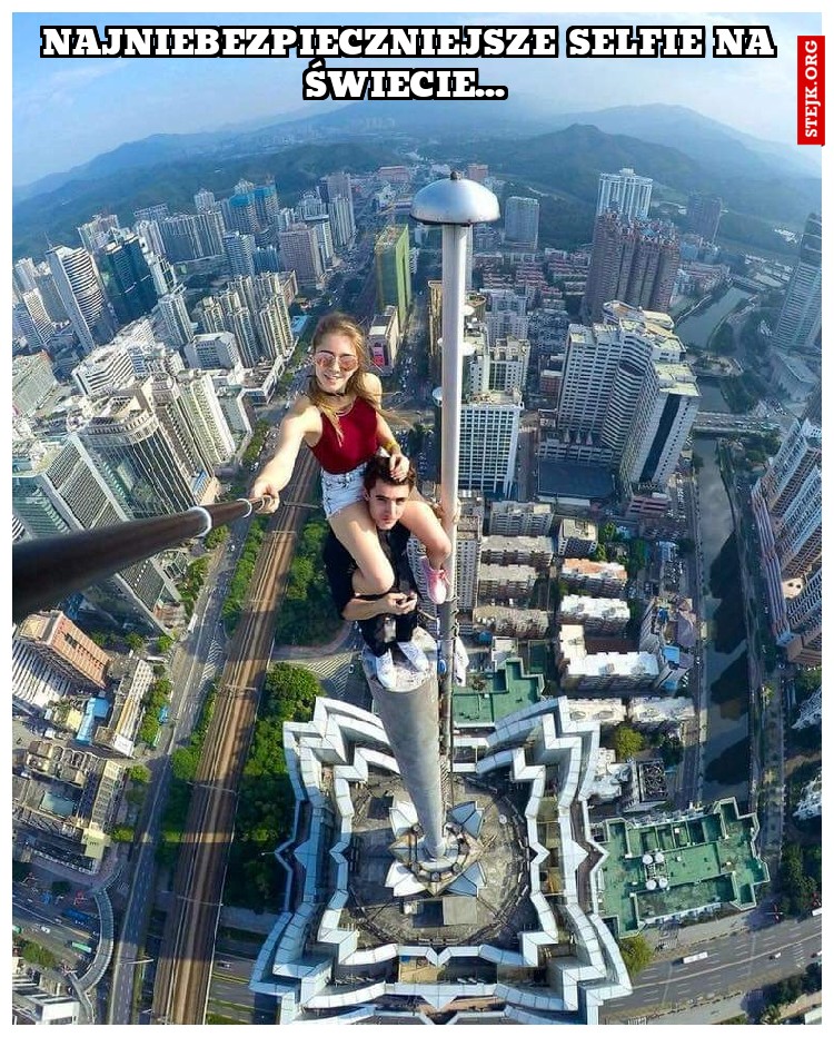 Najniebezpieczniejsze selfie na świecie... 