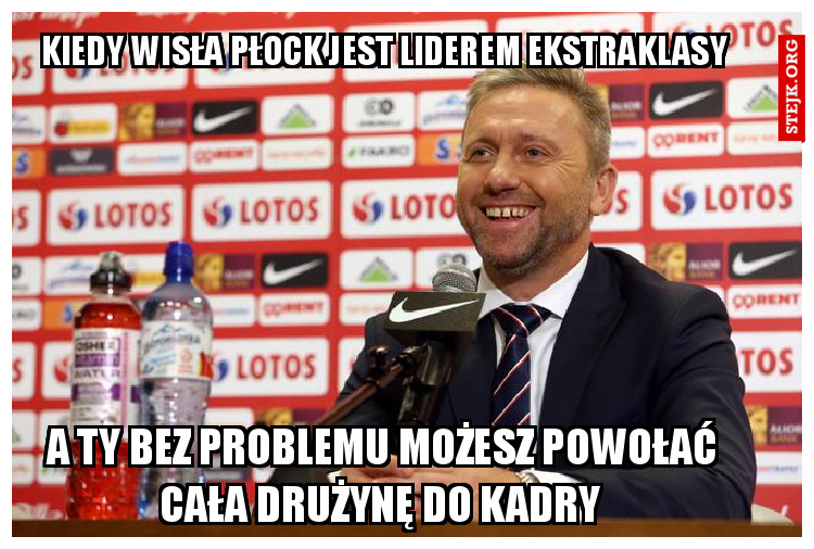 Kiedy Wisła Płock jest liderem ekstraklasy