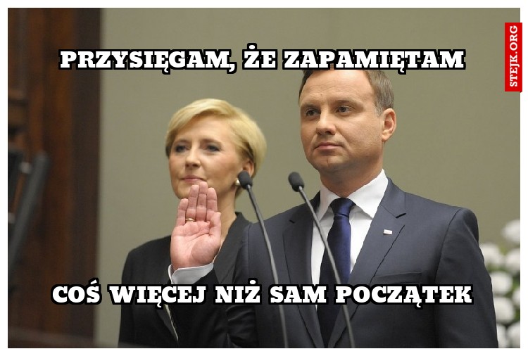 przysięgam, że zapamiętam