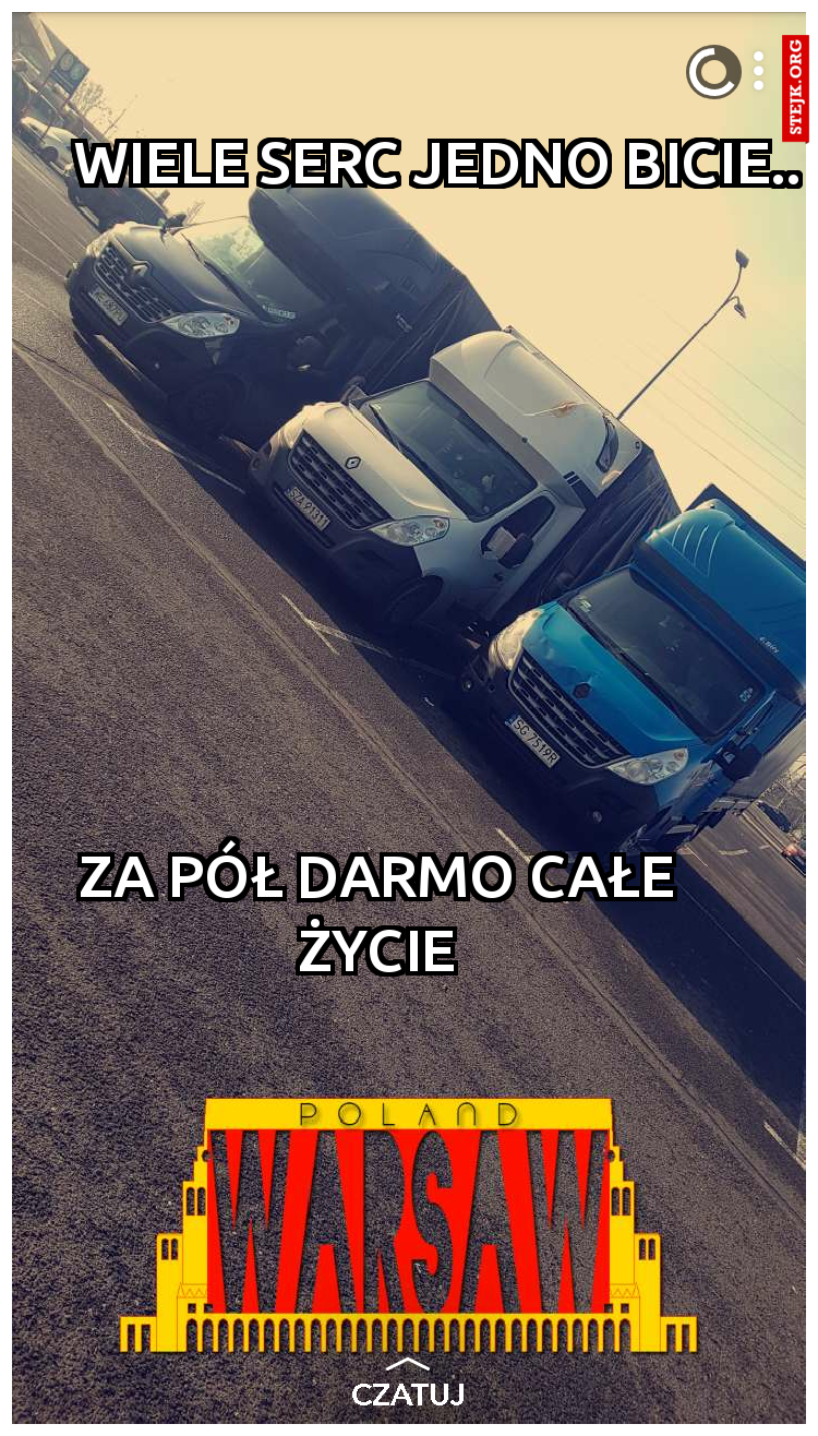 WIELE SERC JEDNO BICIE ...