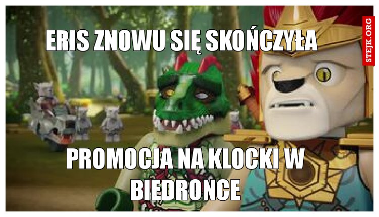 Promocja na klocki w Biedronce