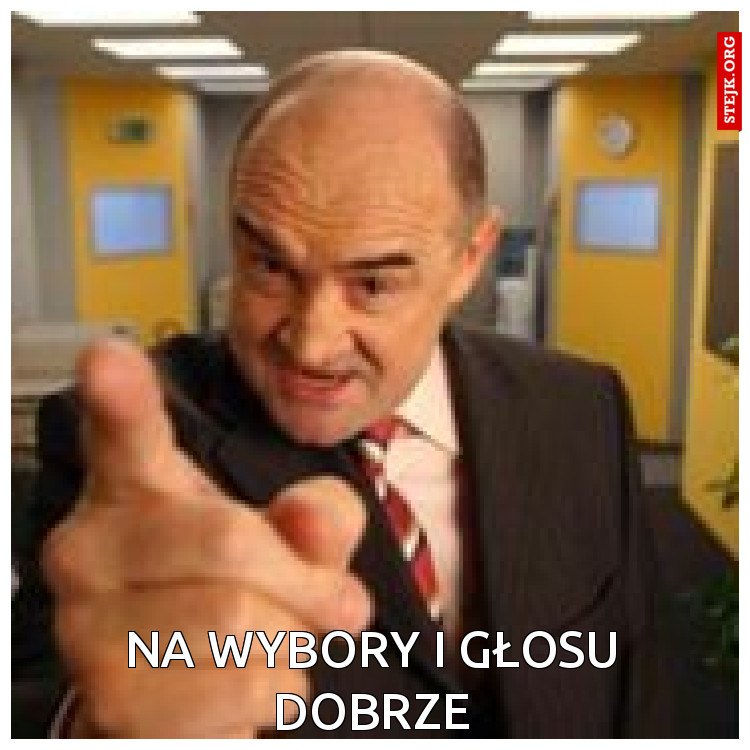 na wybory i głosu dobrze