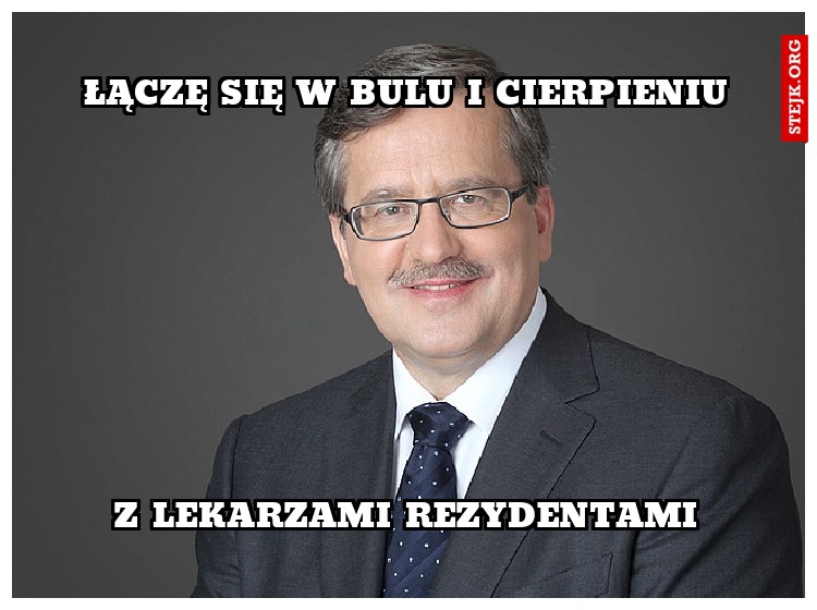 łączę się w bulu i cierpieniu