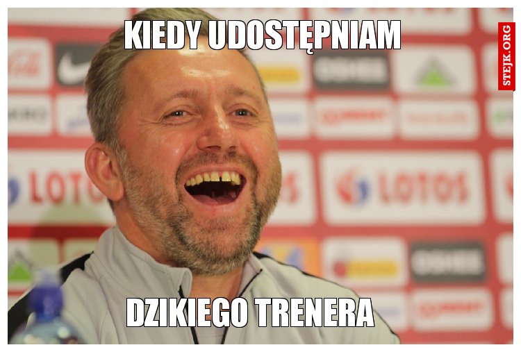 Kiedy udostępniam