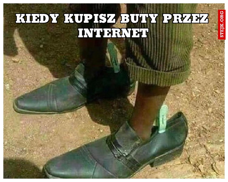 Kiedy kupisz buty przez internet