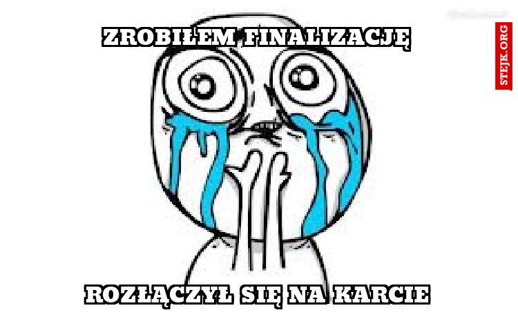 Zrobiłem finalizację