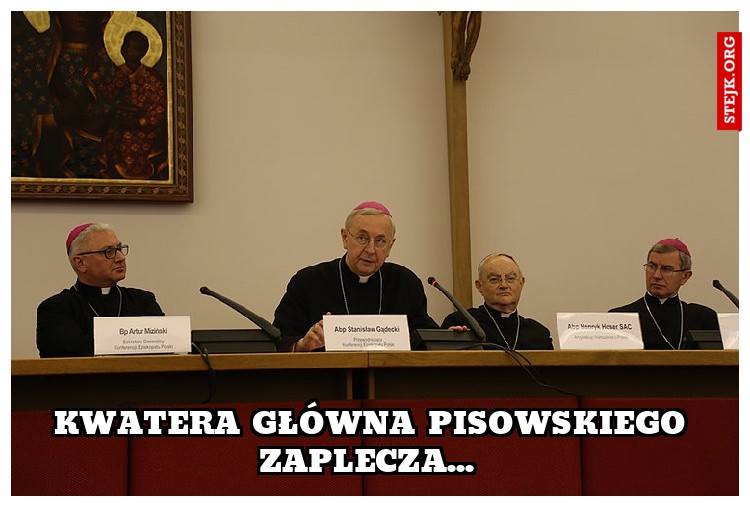Kwatera główna pisowskiego zaplecza... 