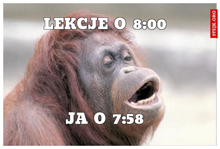 lekcje o 8:00