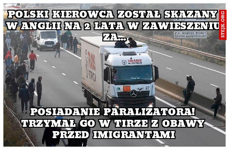polski kierowca został skazany w anglii na 2 lata w zawieszeniu za...