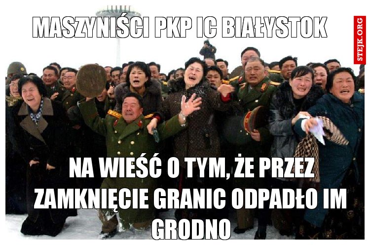 MASZYNIŚCI PKP IC BIAŁYSTOK 