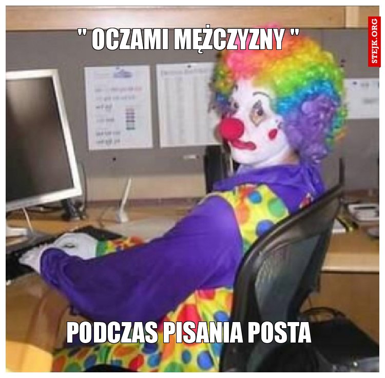 " OCZAMI MĘŻCZYZNY " 