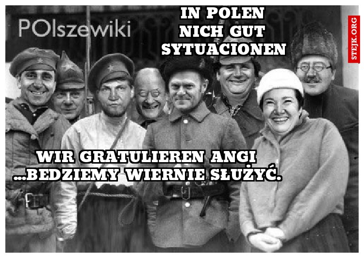 wir gratulieren Angi ...bedziemy wiernie służyć.