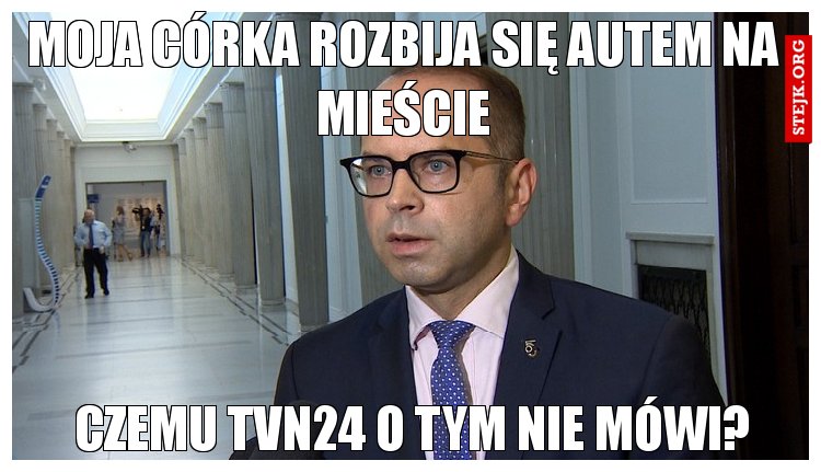 Moja córka rozbija się autem na mieście