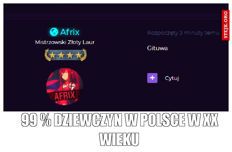 Gdy Świat chyli się