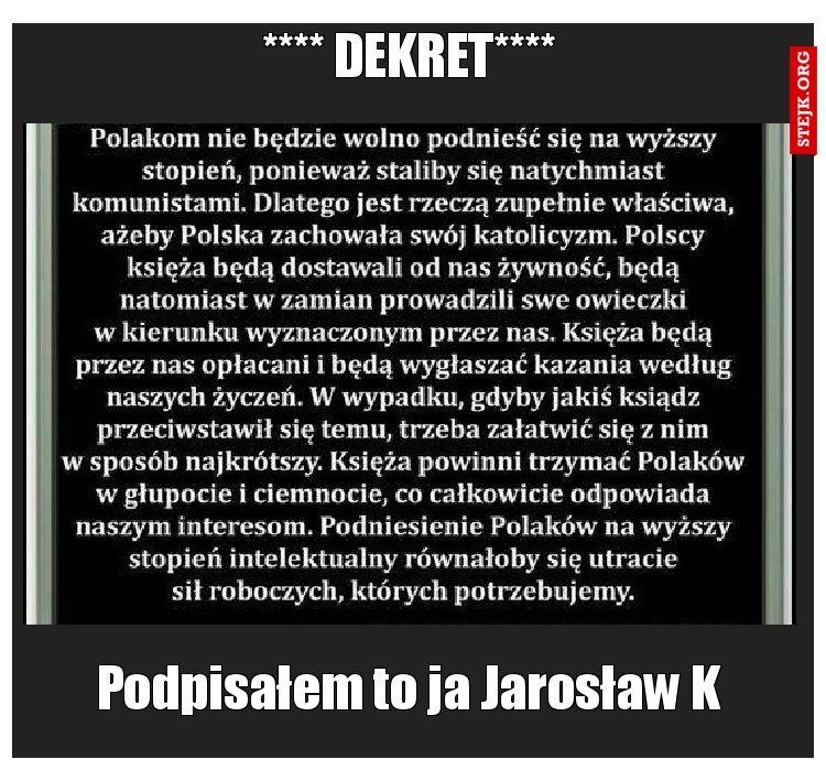 **** DEKRET****