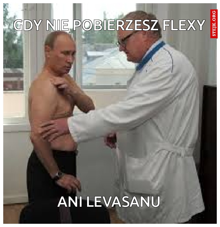 Gdy nie pobierzesz flexy