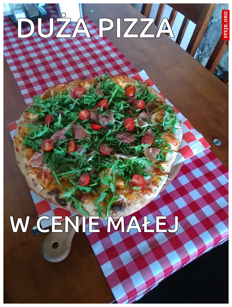 DUŻA PIZZA