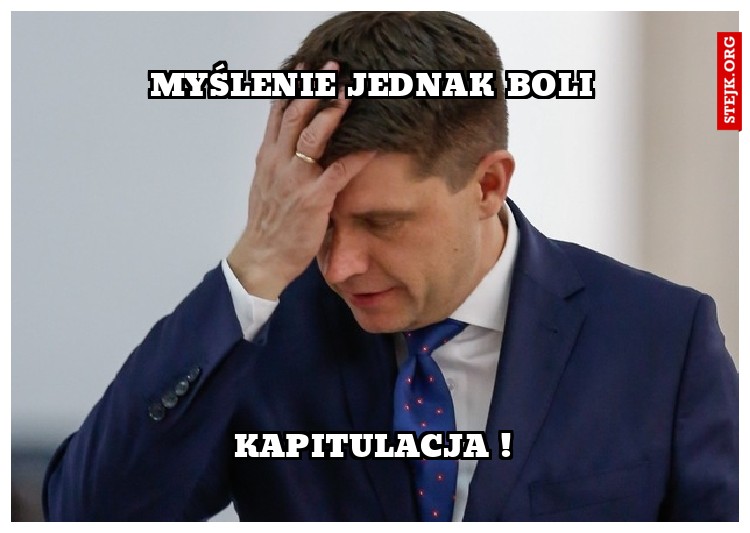 myślenie jednak boli