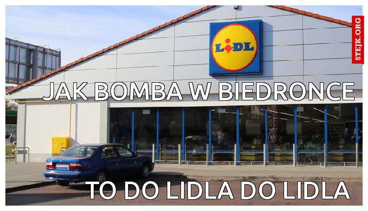 Jak bomba w Biedronce 