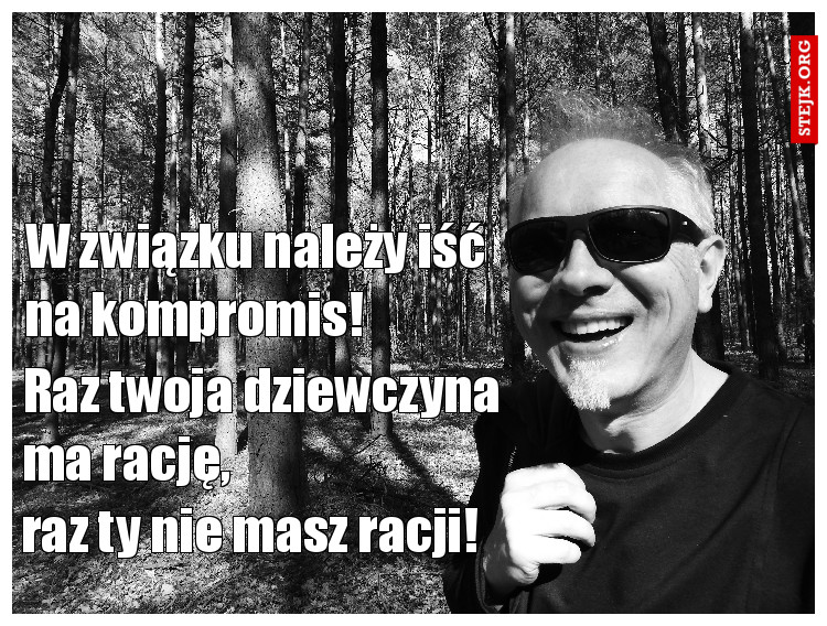 W związku należy iść na kompromis!
