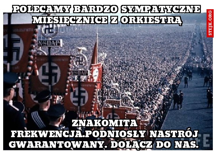 Polecamy bardzo sympatyczne miesięcznice z orkiestrą