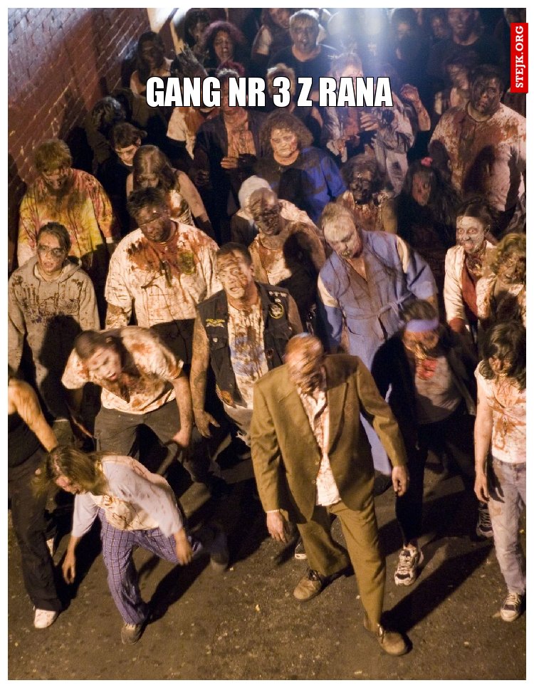 Gang nr 3 z rana