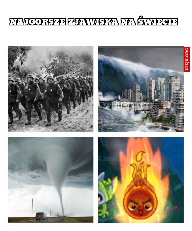 Najgorsze zjawiska na świecie 