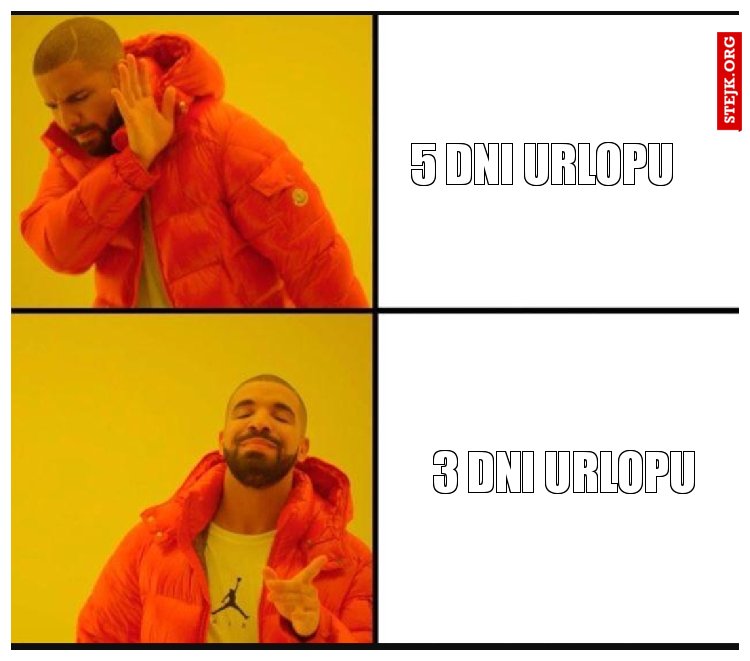 5 dni urlopu