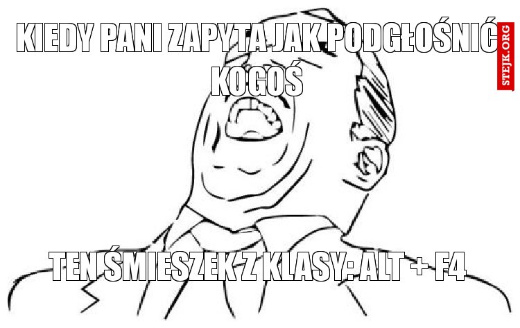 Kiedy pani zapyta jak podgłośnić kogoś