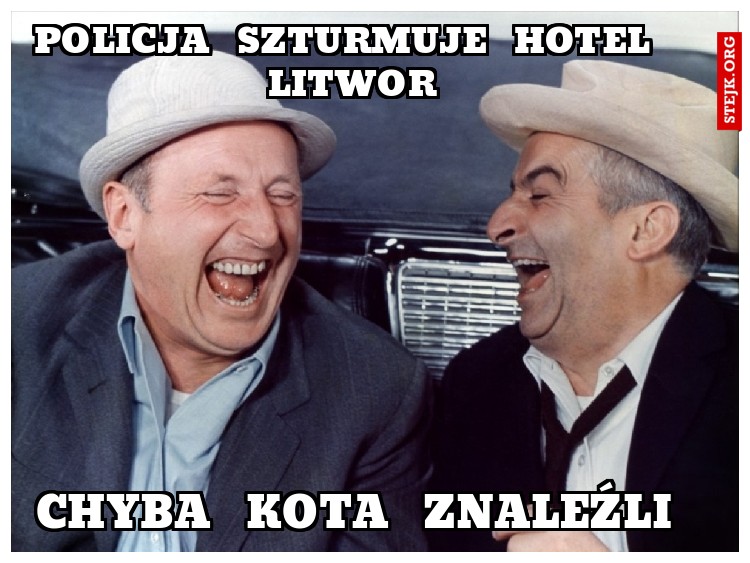 policja  szturmuje  hotel  litwor