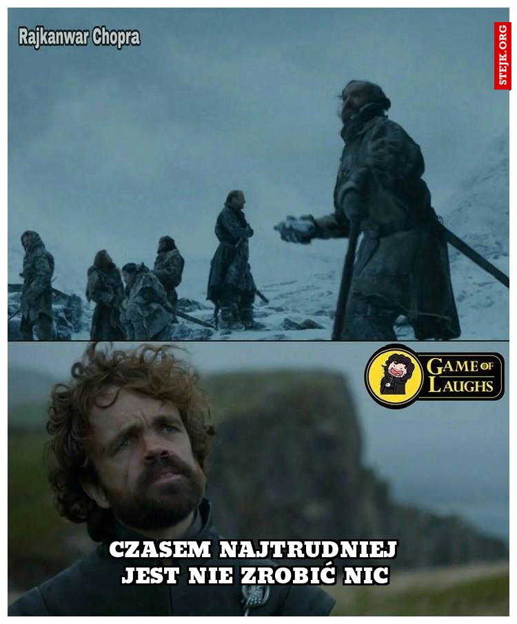 Czasem najtrudniej jest nie zrobić nic