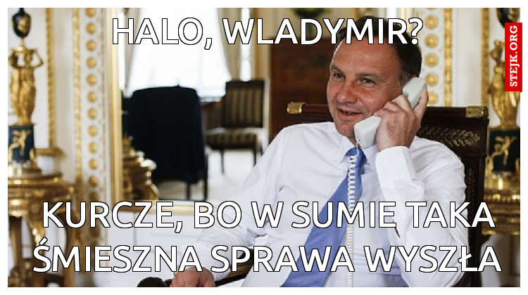Halo, Wladymir?