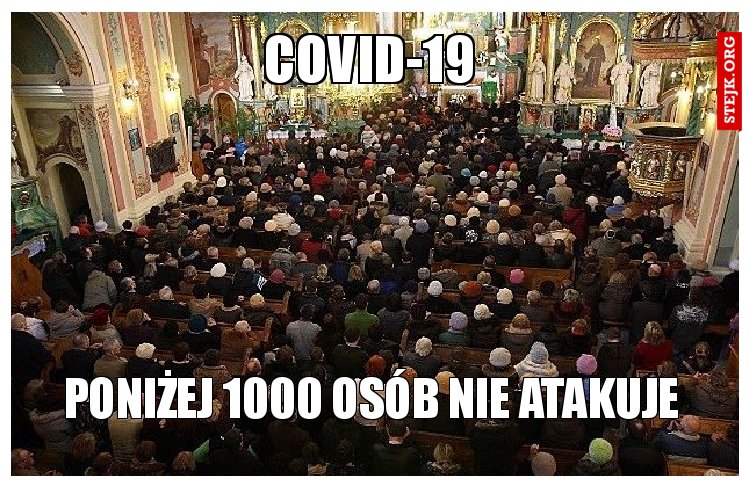 Poniżej 1000 osób nie atakuje