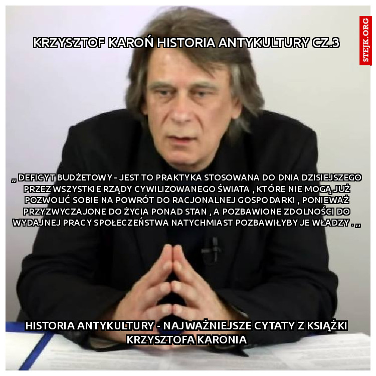 Krzysztof karoń historia antykultury cz.3