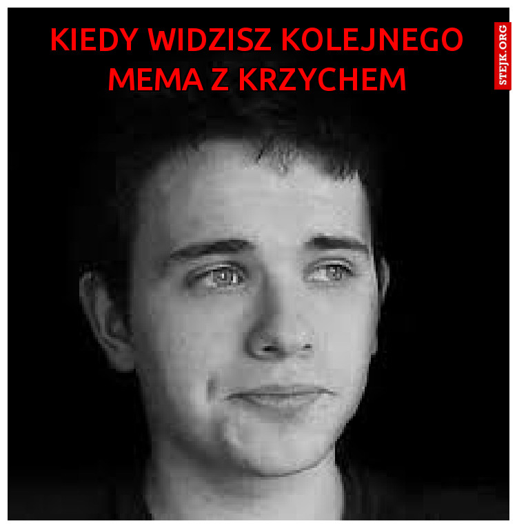 KIEDY WIDZISZ KOLEJNEGO MEMA Z krzychem