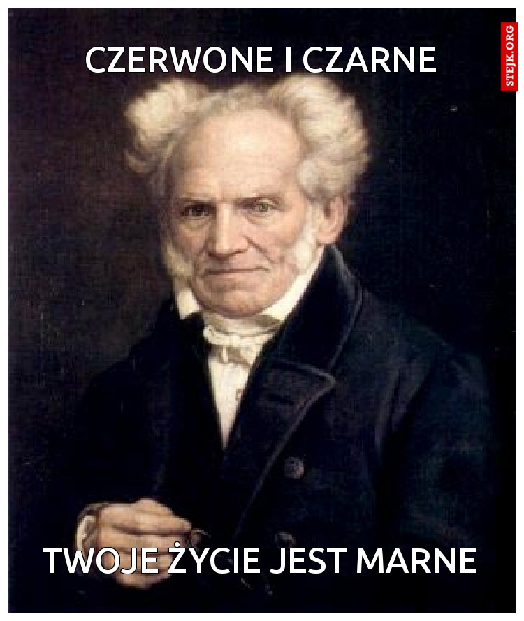 czerwone i czarne