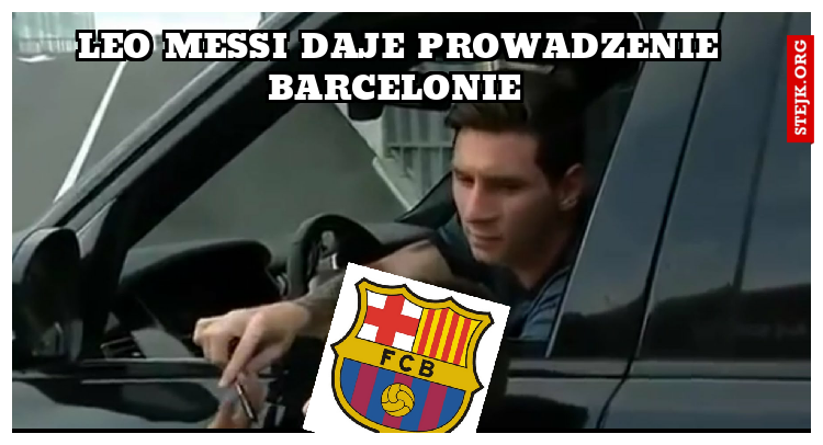 LEO MESSI DAJE PROWADZENIE BARCELONIE 