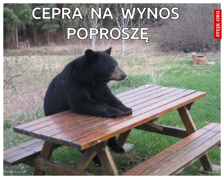 cepra  na  wynos  poproszę
