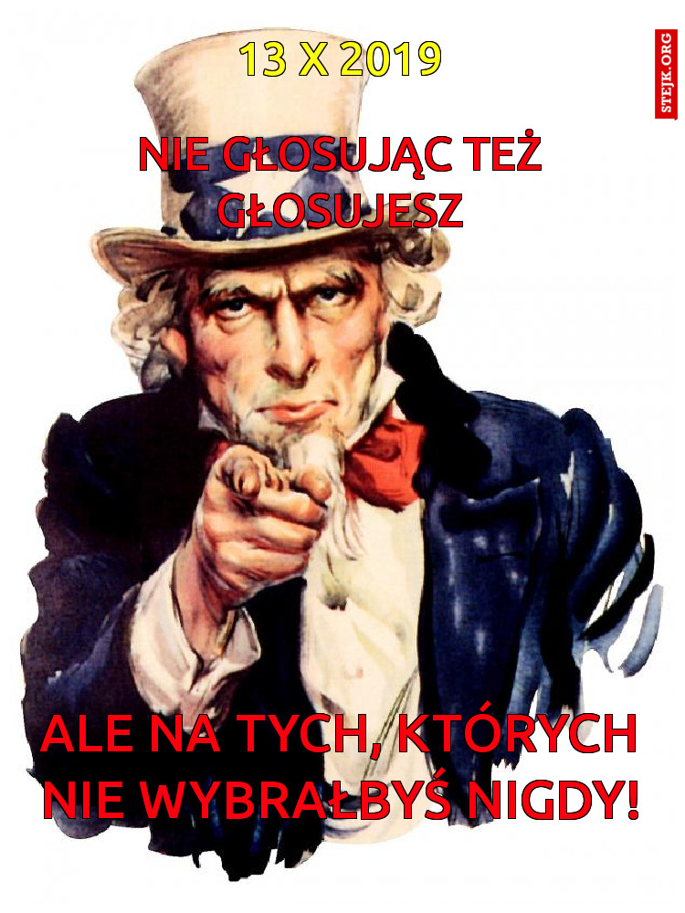 nie głosując też głosujesz